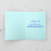ハッピーバースデー夫カード カード (内部)
