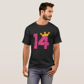 ハッピーバースデー女子14位パーティー14歳Bday Tシャツ (正面フル)