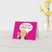 ハッピーバースデー女性カードだ! カード (黄色い花)