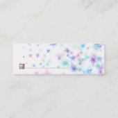 ハッピーバースデー妖精01背景 スキニー名刺 (裏面)