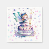ハッピーバースデー妖精01 スタンダードカクテルナプキン (正面)