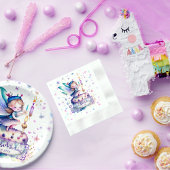 ハッピーバースデー妖精01 スタンダードカクテルナプキン