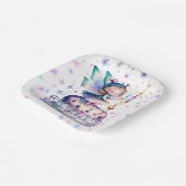 ハッピーバースデー妖精01 ペーパープレート (傾斜あり)