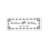 ハッピーバースデー妖精01 ラバースタンプ (インプリント)