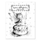 ハッピーバースデー妖精01 ラバースタンプ (インプリント)