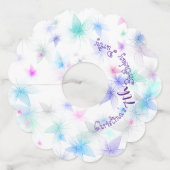 ハッピーバースデー妖精01 ワイングラスタグ (正面)