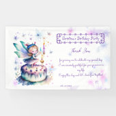 ハッピーバースデー妖精01 横断幕 (横)