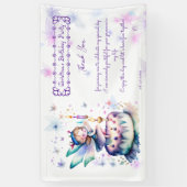 ハッピーバースデー妖精01 横断幕 (縦)