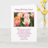 ハッピーバースデー姉上! カード (黄色い花)