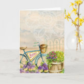 ハッピーバースデー姉妹水カラーメモリーカード カード (黄色い花)