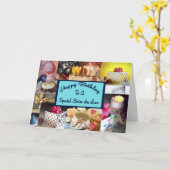 ハッピーバースデー姉妹 カード (黄色い花)