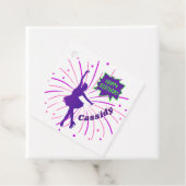 ハッピーバースデー姿スケートで滑る パーソナライズされた フェイバータグ (インサイチュ)