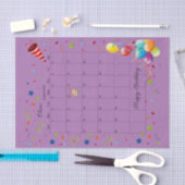 ハッピーバースデー威厳がある2022ティッシュペーパー 薄葉紙 (クラフト)