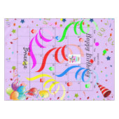 ハッピーバースデー威厳がある2022テーブルクロス テーブルクロス (正面(横))