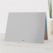 ハッピーバースデー娘のグリーティングカード カード (裏面)