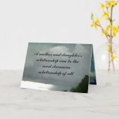 ハッピーバースデー娘 カード (黄色い花)