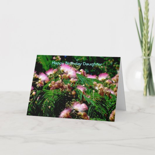 ハッピーバースデー娘 サンキューカード (正面)