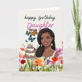 ハッピーバースデー娘 招待状 (正面)