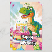 ハッピーバースデー子供へカード (正面/裏面)