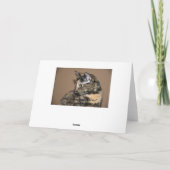 ハッピーバースデー子猫カード カード (裏面)