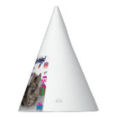 ハッピーバースデー子猫 パーティーハット (右)