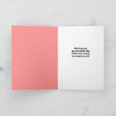 ハッピーバースデー孫娘かわいいカップケーキ シーズンカード (内部)