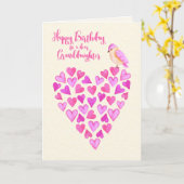 ハッピーバースデー孫娘たくさんの愛 カード (黄色い花)