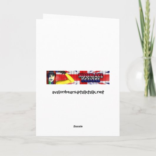 ハッピーバースデー孫、この世のうち、エイリアン カード (裏面)