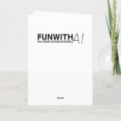 ハッピーバースデー孫 | スケートボーダー カード (裏面)