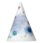 ハッピーバースデー宇宙飛行士と宇宙パーティー帽子 パーティーハット (右)