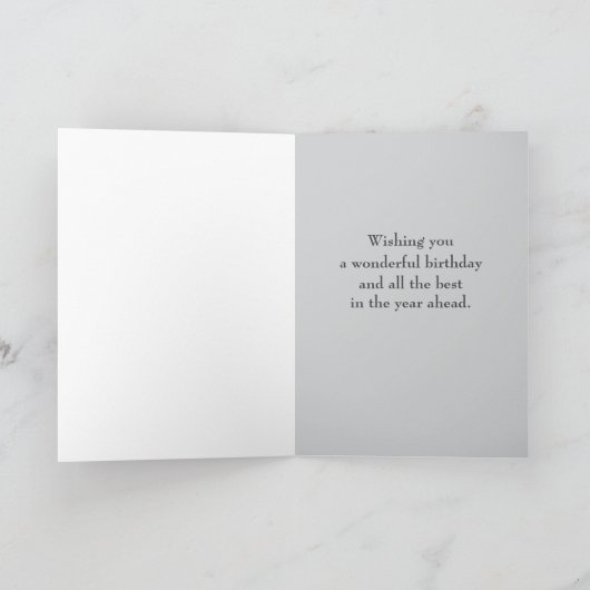 ハッピーバースデー実在ーエステートエージェントファームハウス カード (内部)