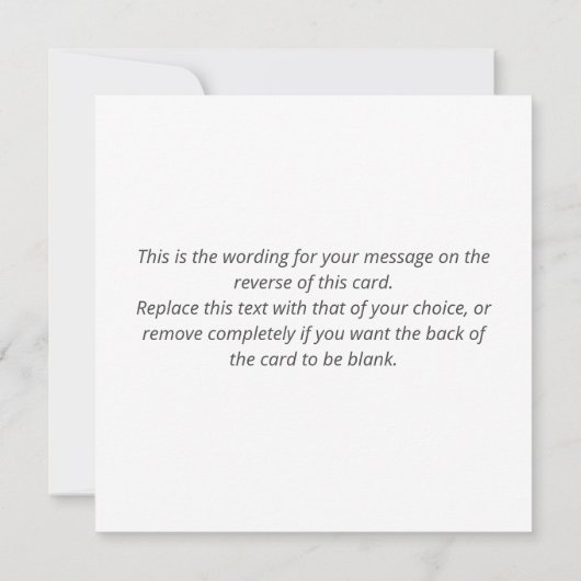 ハッピーバースデー巡査おもしろい カード (裏面)