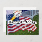 ハッピーバースデー強打 ポストカード (正面/裏面)