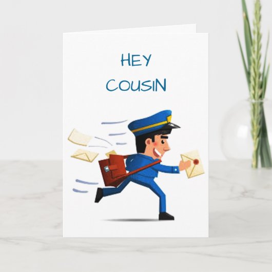 ***ハッピーバースデー従姉妹*** カード (正面)