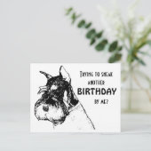 ハッピーバースデー忍び込む ポストカード (スタンド正面)