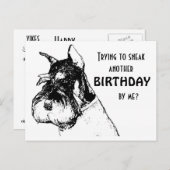 ハッピーバースデー忍び込む ポストカード (正面/裏面)