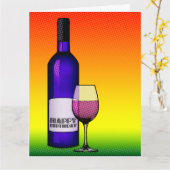 ハッピーバースデー応援 カード (黄色い花)