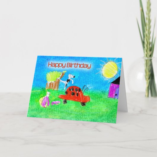 ハッピーバースデー恋しく思Q カード (正面)