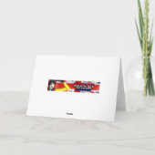 ハッピーバースデー恐竜カード4歳の誕生日 カード (裏面)