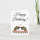 ハッピーバースデー恐竜 カード (正面)