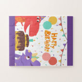 ハッピーバースデー恐竜 ジグソーパズル (横)