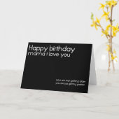 ハッピーバースデー愛してるママ誕生日カード カード (黄色い花)