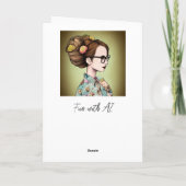 ハッピーバースデー愛する友のために カード (裏面)