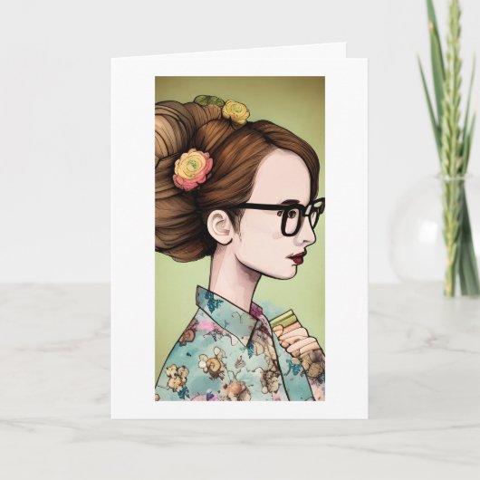 ハッピーバースデー愛する友のために カード (正面)