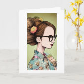 ハッピーバースデー愛する友のために カード (黄色い花)