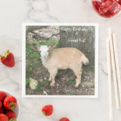 ハッピーバースデー愛らしいベビーヤギ (インサイチュ)