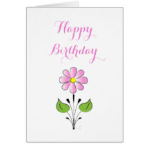 ハッピーバースデー愛らしい花で言う