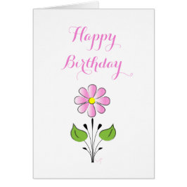 ハッピーバースデー愛らしい花で言う