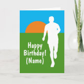 ハッピーバースデー愛好家走向け名刺 カード (正面)