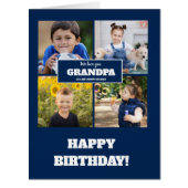ハッピーバースデー我々愛おじいちゃんブルー4写真 (正面)